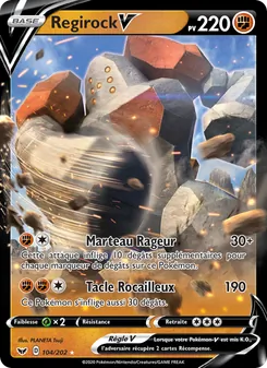 Carte Regirock V 104/202 – Épée et Bouclier