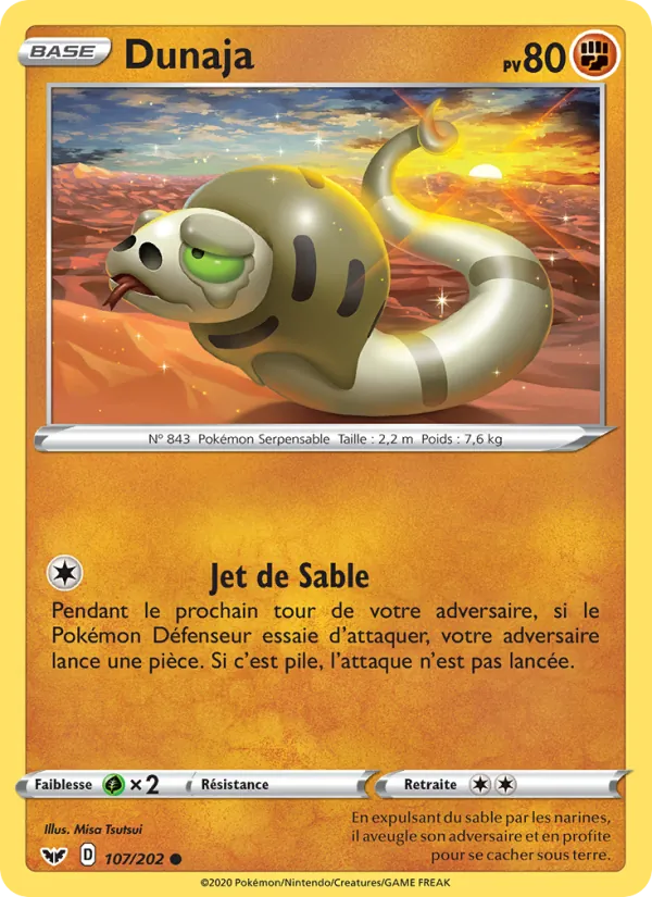 Carte Dunaja 107/202 – Épée et Bouclier