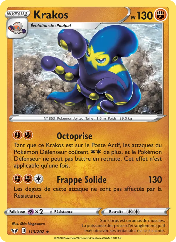 Carte Krakos 113/202 – Épée et Bouclier