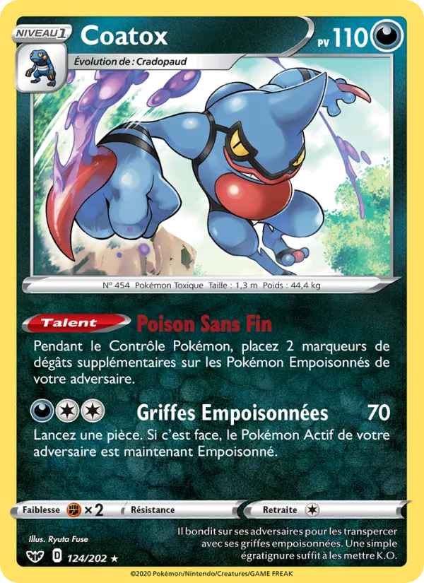 Carte Coatox 124/202 – Épée et Bouclier