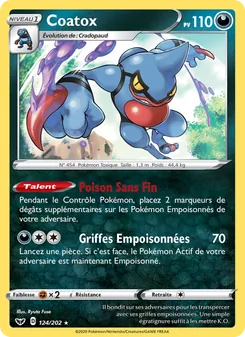 Carte Coatox 124/202 – Épée et Bouclier