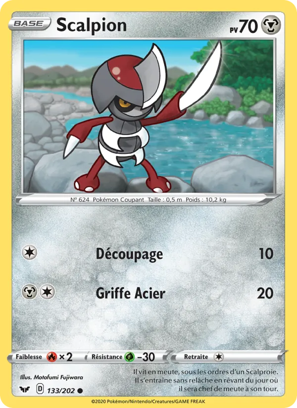 Carte Scalpion 133/202 – Épée et Bouclier
