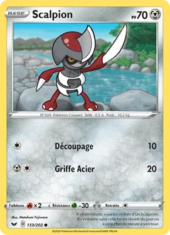 Carte Scalpion 133/202 – Épée et Bouclier