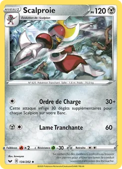 Carte Scalproie 134/202 – Épée et Bouclier