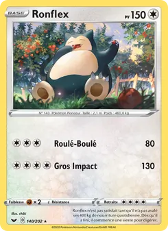 Carte Ronflex 140/202 – Épée et Bouclier