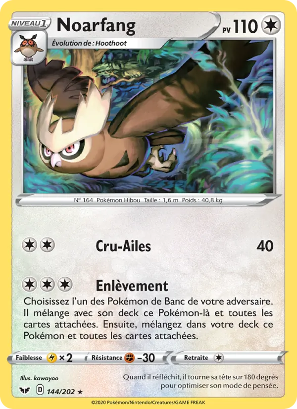 Carte Noarfang 144/202 – Épée et Bouclier