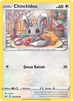 Carte Chinchidou 146/202 – Épée et Bouclier