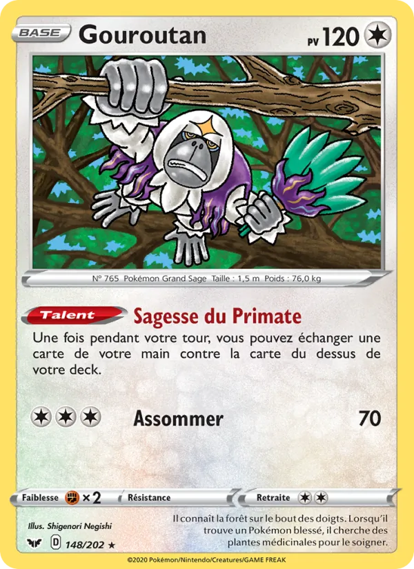 Carte Gouroutan 148/202 – Épée et Bouclier