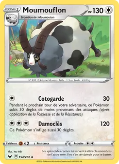 Carte Moumouflon 154/202 – Épée et Bouclier