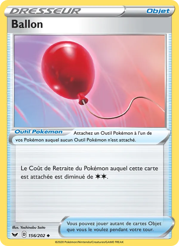 Carte Ballon 156/202 – Épée et Bouclier