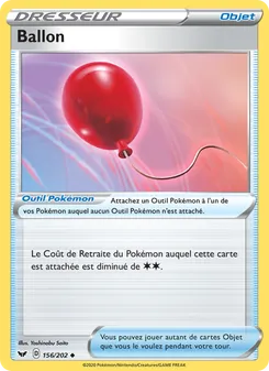Carte Ballon 156/202 – Épée et Bouclier
