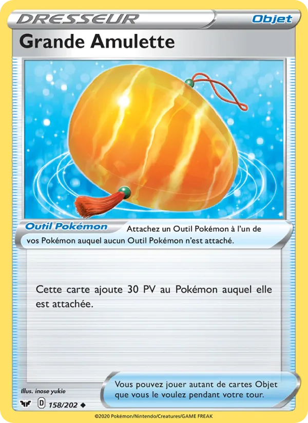Carte Grande Amulette 158/202 – Épée et Bouclier