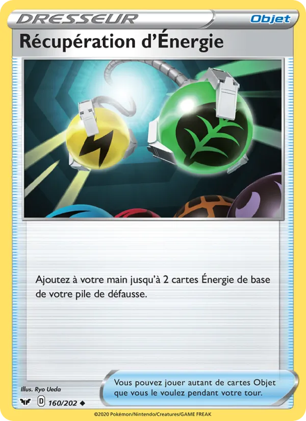 Carte Récupération d'Énergie 160/202 – Épée et Bouclier
