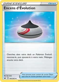Carte Encens d'Évolution 163/202 – Épée et Bouclier