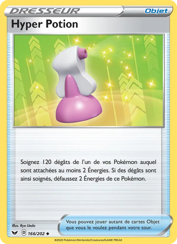 Carte Hyper Potion 166/202 – Épée et Bouclier