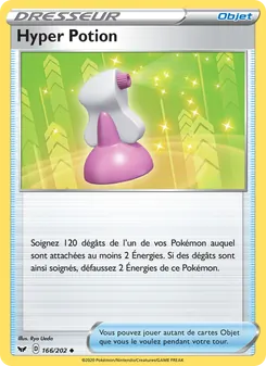 Carte Hyper Potion 166/202 – Épée et Bouclier