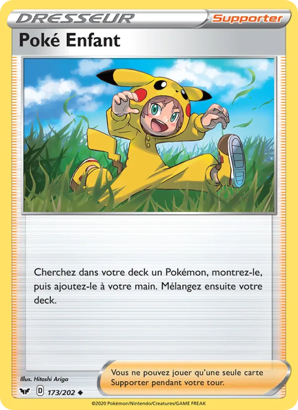 Carte Poké Enfant 173/202 – Épée et Bouclier