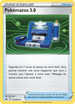 Carte Pokématos 3.0 174/202 – Épée et Bouclier
