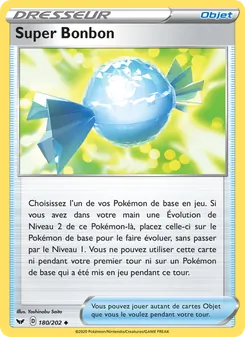 Carte Super Bonbon 180/202 – Épée et Bouclier