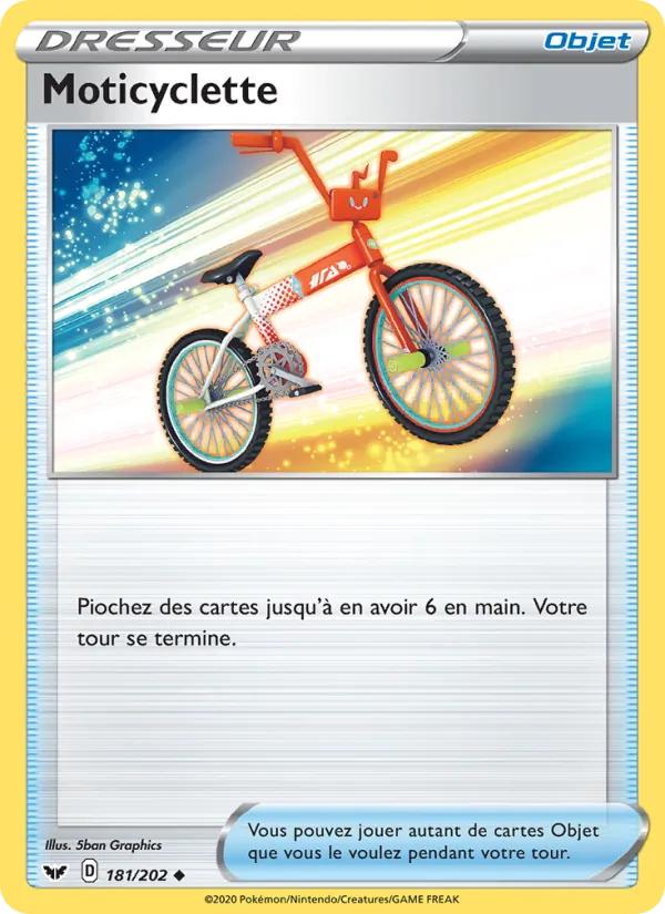 Carte Moticyclette 181/202 – Épée et Bouclier