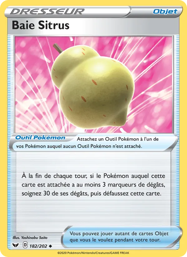 Carte Baie Sitrus 182/202 – Épée et Bouclier
