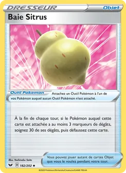 Carte Baie Sitrus 182/202 – Épée et Bouclier