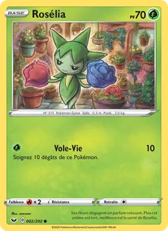 Carte Rosélia 2/202 – Épée et Bouclier
