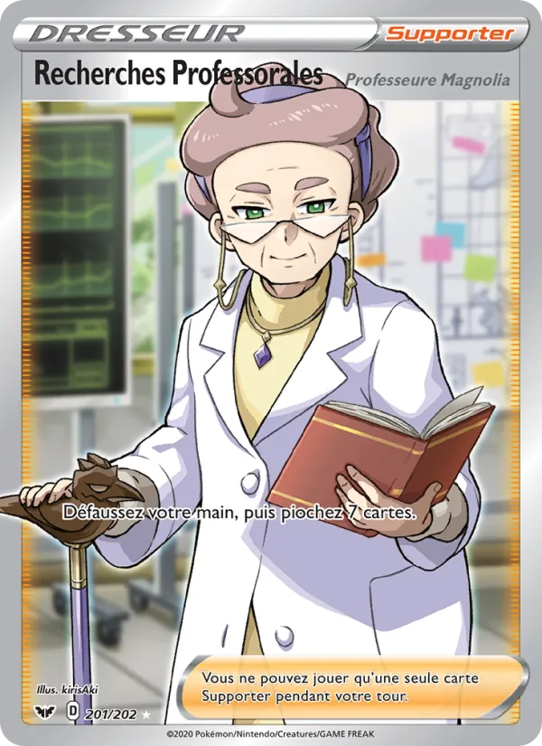 Carte Recherches Professorales (Professeure Magnolia) 201/202 – Épée et Bouclier
