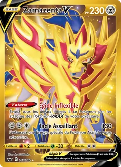 Carte Zamazenta V 212/202 – Épée et Bouclier