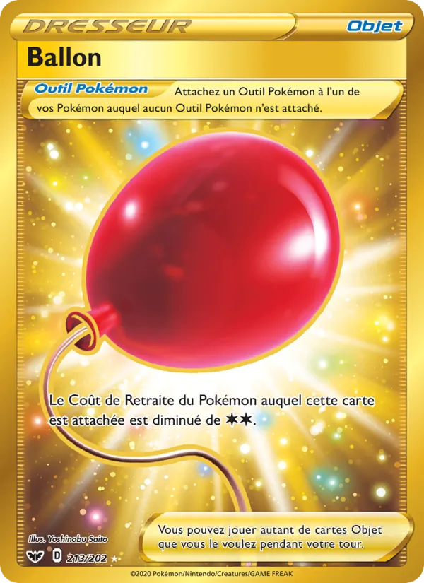 Carte Ballon 213/202 – Épée et Bouclier