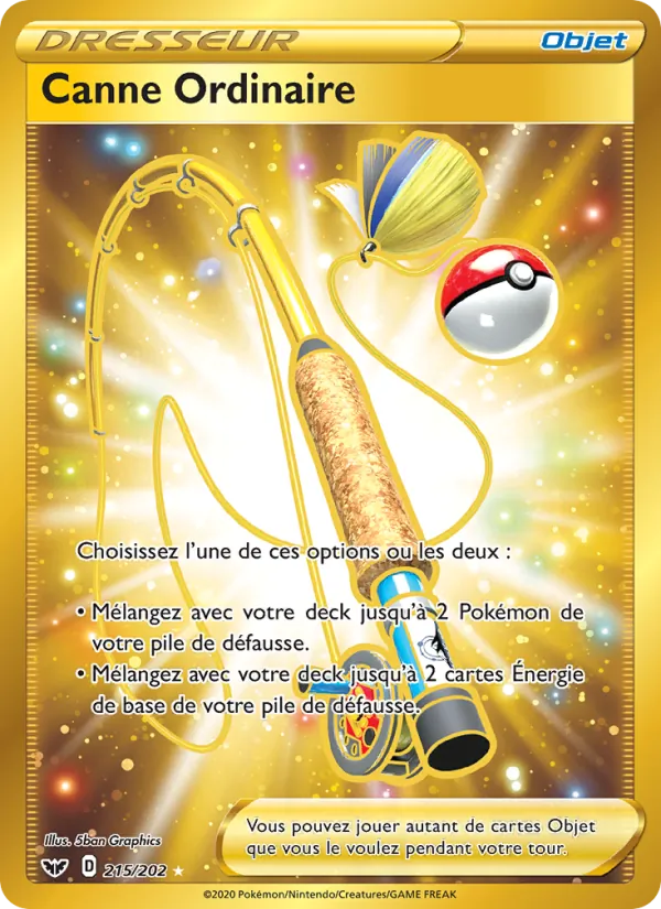 Carte Canne Ordinaire 215/202 – Épée et Bouclier