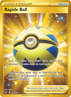 Carte Rapide Ball 216/202 – Épée et Bouclier