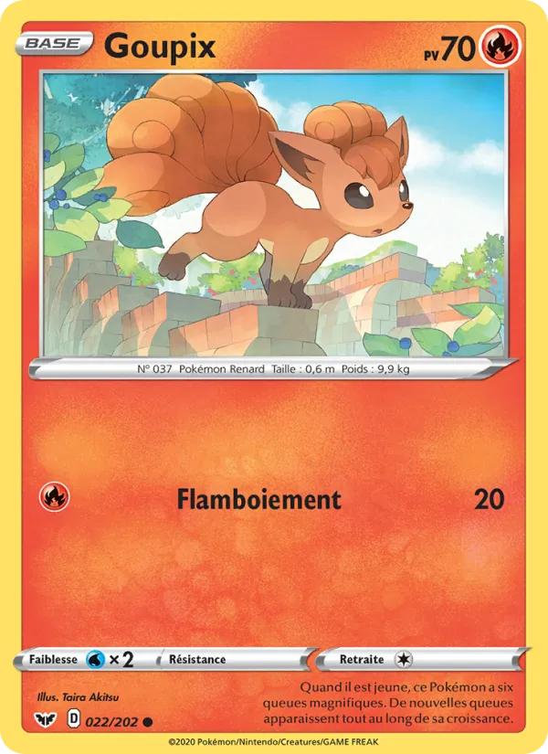 Carte Goupix 22/202 – Épée et Bouclier