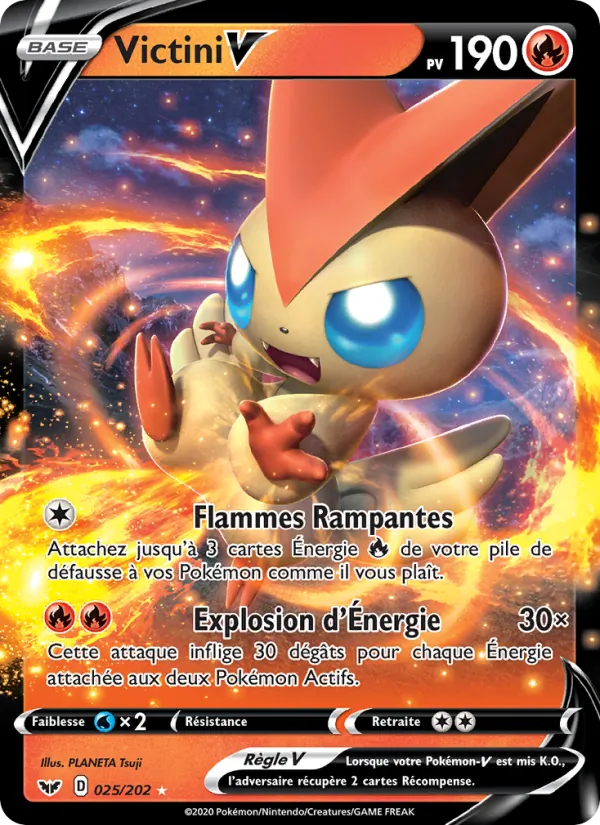 Carte Victini V 25/202 – Épée et Bouclier