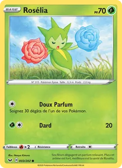 Carte Rosélia 3/202 – Épée et Bouclier