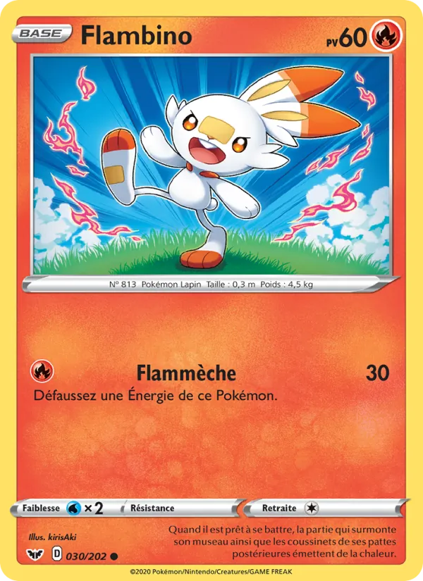 Carte Flambino 30/202 – Épée et Bouclier