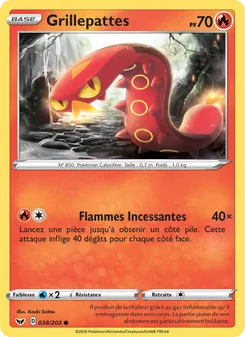 Carte Grillepattes 38/202 – Épée et Bouclier
