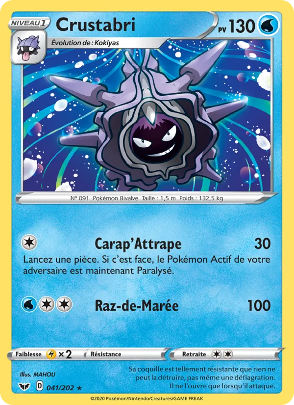Carte Crustabri 41/202 – Épée et Bouclier