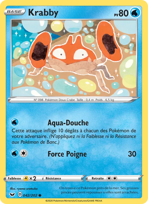 Carte Krabby 42/202 – Épée et Bouclier