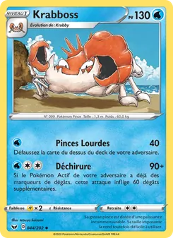 Carte Krabboss 44/202 – Épée et Bouclier