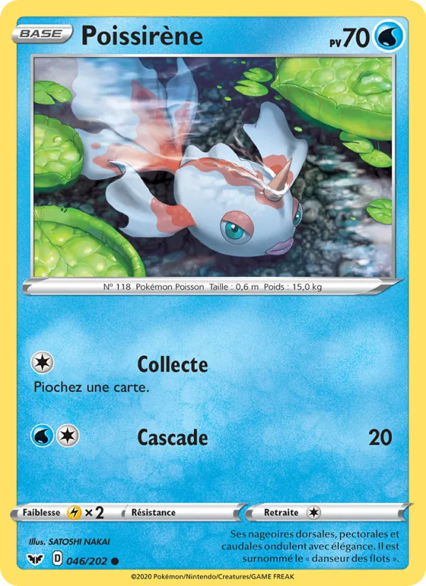 Carte Poissirène 46/202 – Épée et Bouclier