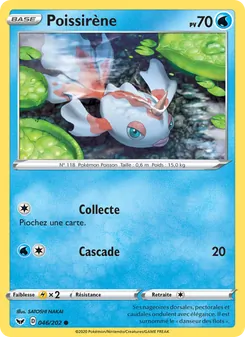 Carte Poissirène 46/202 – Épée et Bouclier