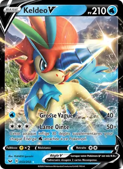Carte Keldeo V 53/202 – Épée et Bouclier