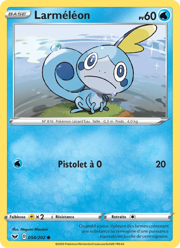 Carte Larméléon 54/202 – Épée et Bouclier