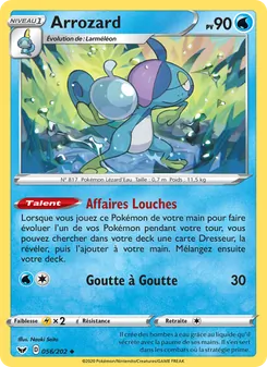 Carte Arrozard 56/202 – Épée et Bouclier