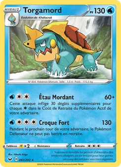 Carte Torgamord 61/202 – Épée et Bouclier