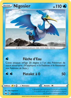 Carte Nigosier 62/202 – Épée et Bouclier