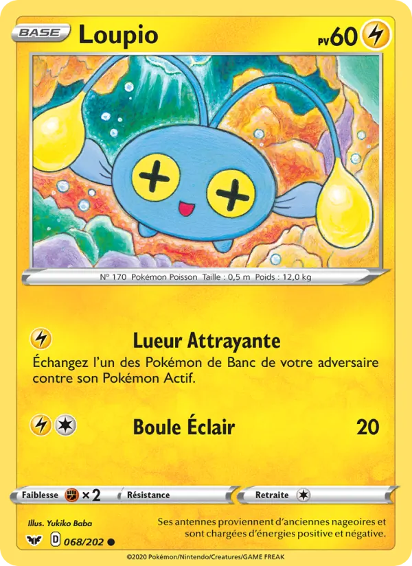 Carte Loupio 68/202 – Épée et Bouclier