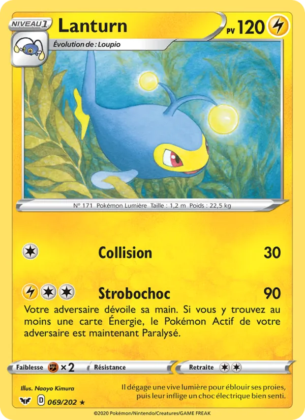 Carte Lanturn 69/202 – Épée et Bouclier