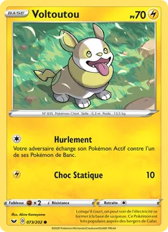 Carte Voltoutou 73/202 – Épée et Bouclier